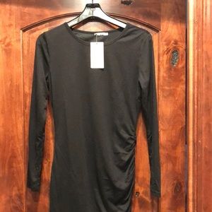 NWT form fit black dress